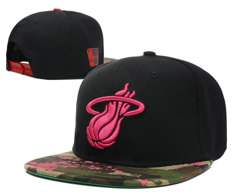 Miami Heat Snapback Hat DF 2